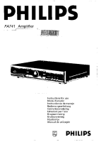 Philips - FA-741-Owners-Manual 